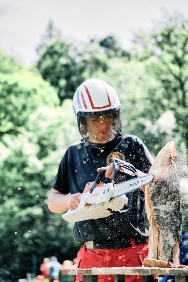 Chainsaw workshop at the "dag an der natur"