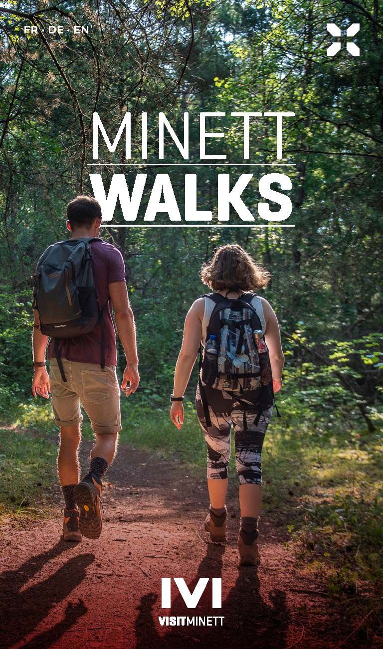 Das Cover der Minett Walks-Broschüre