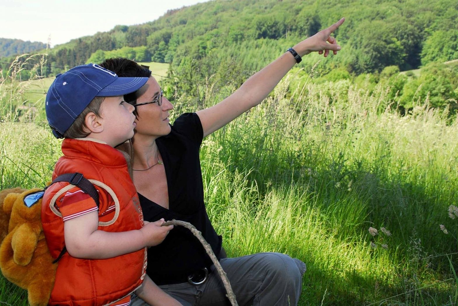 Auto-Pédestre Wanderweg Roedgen