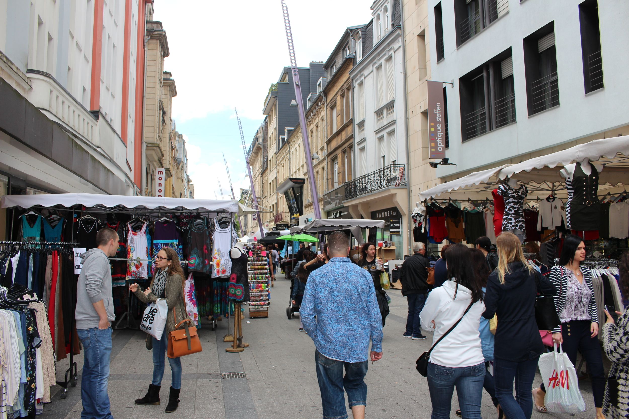 Rue de l'Alzette - die längste Geschäftsstraße des Landes