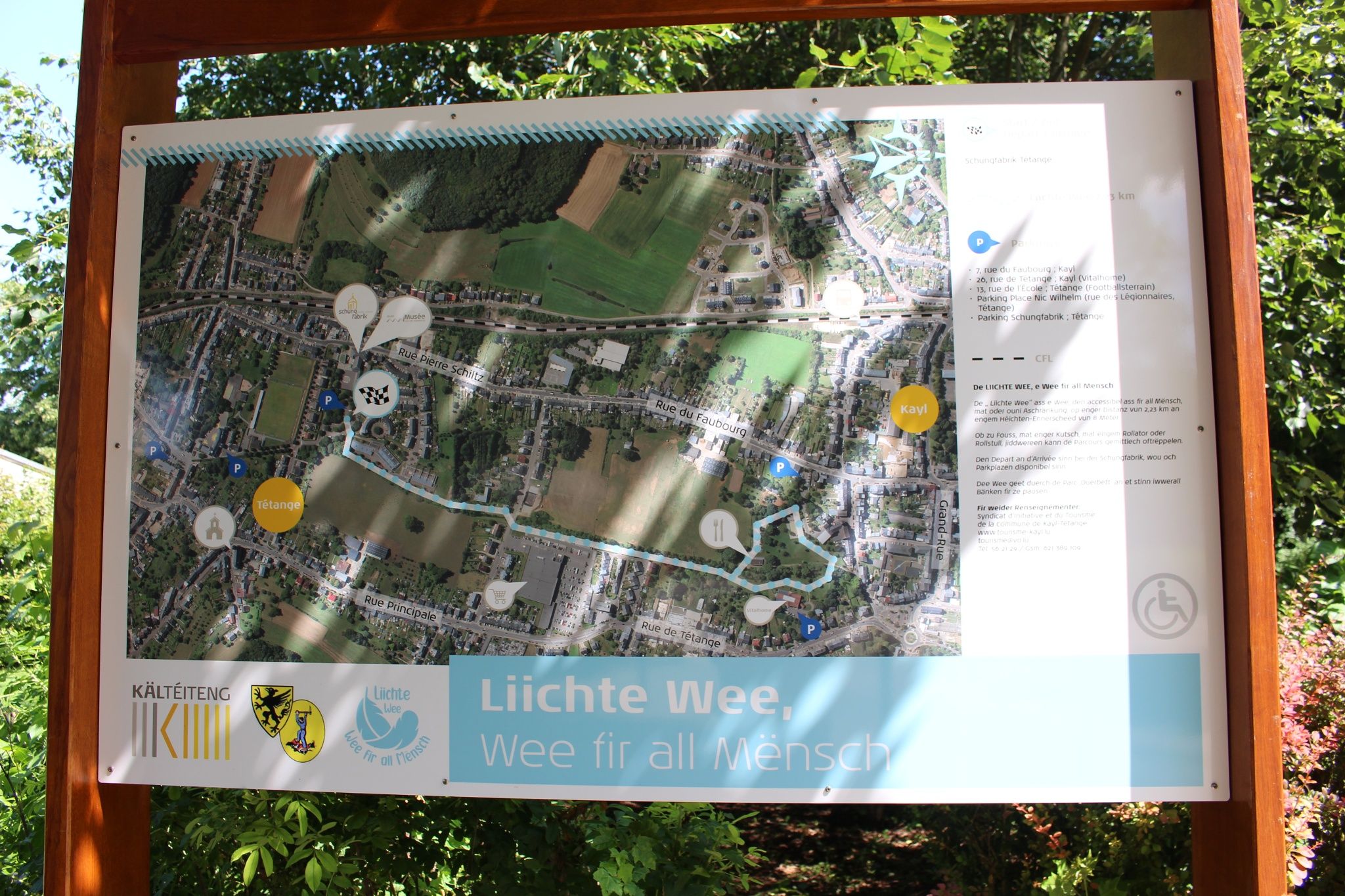 Barrierefreier Weg „Liichte Wee"
